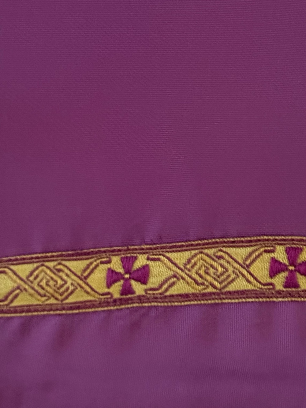 Colorful Abstract Hand Painted Stole for Clergy - Picture 9 of 9